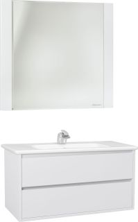 Зеркало Bellezza Лоренцо 100см белый 00000007025